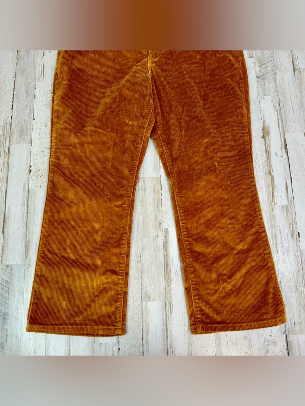 Universal Thread High Rise Ankle Bootcut Corduroy Pants Women’s 16/33 Brown - Picture 3 of 11